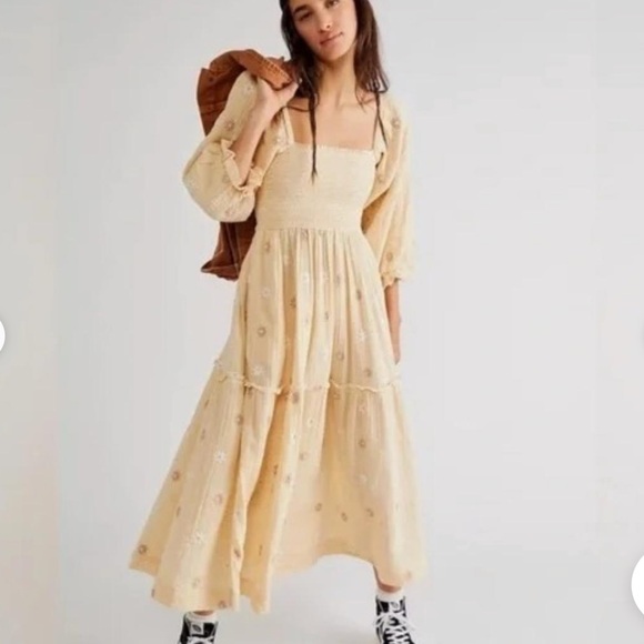 Free People yellow Maxi Dress - Picture 2 of 3